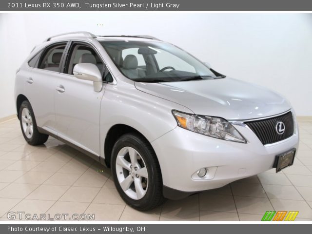 2011 Lexus RX 350 AWD in Tungsten Silver Pearl