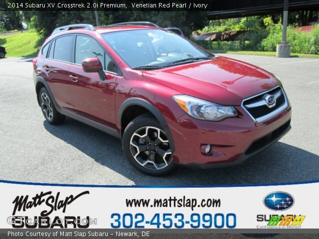 2014 Subaru XV Crosstrek 2.0i Premium in Venetian Red Pearl