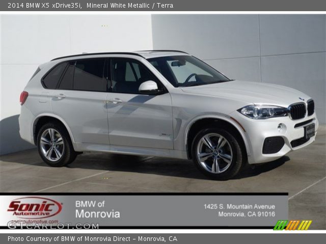 2014 BMW X5 xDrive35i in Mineral White Metallic