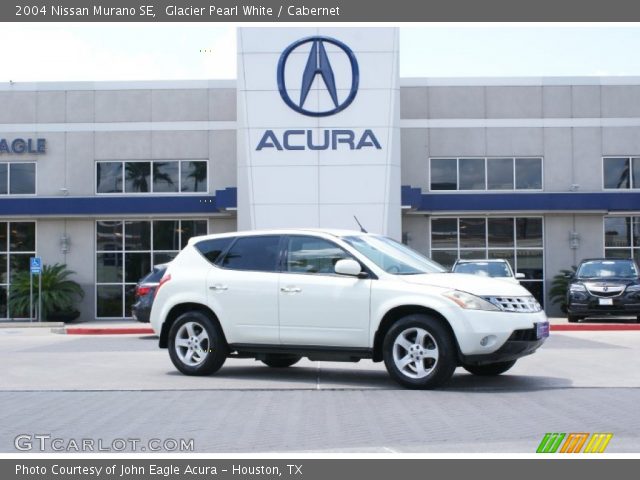 2004 Nissan Murano SE in Glacier Pearl White