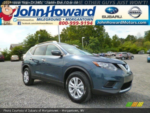 2014 Nissan Rogue SV AWD in Graphite Blue