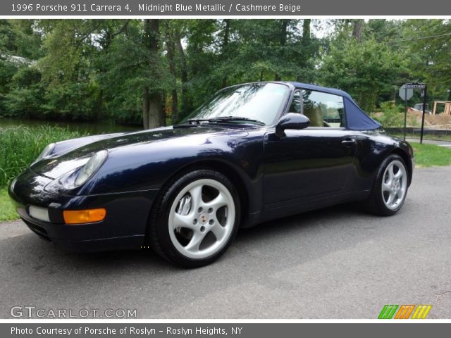 1996 Porsche 911 Carrera 4 in Midnight Blue Metallic