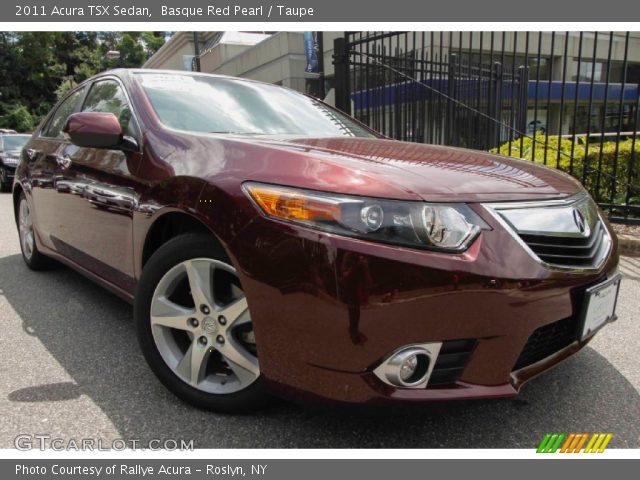 2011 Acura TSX Sedan in Basque Red Pearl