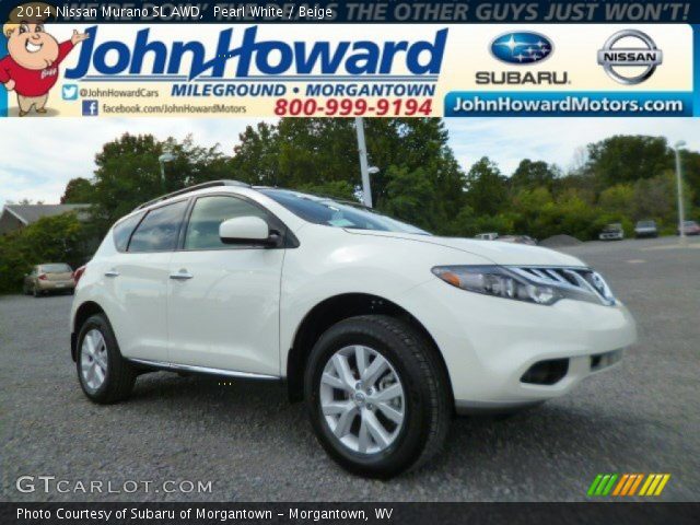 2014 Nissan Murano SL AWD in Pearl White