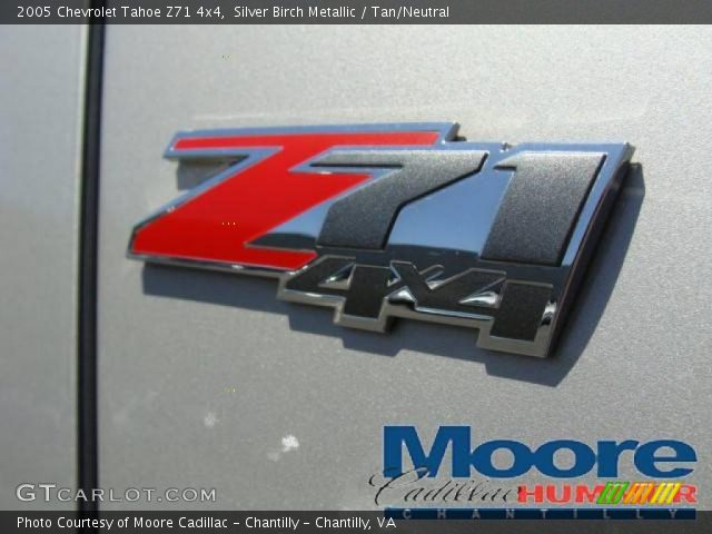 2005 Chevrolet Tahoe Z71 4x4 in Silver Birch Metallic
