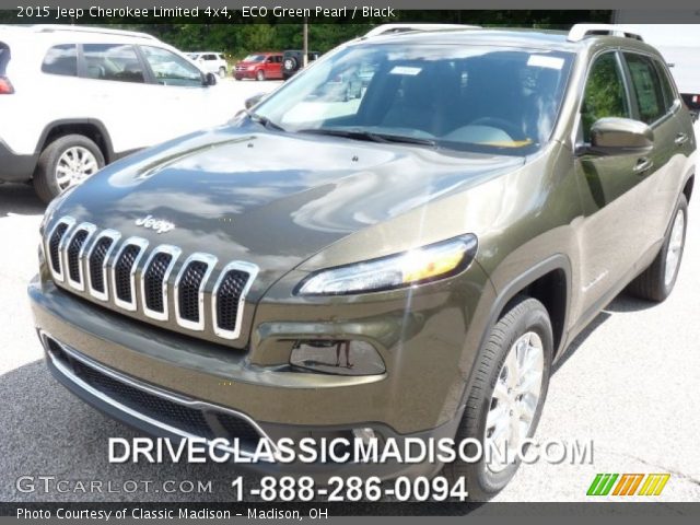 2015 Jeep Cherokee Limited 4x4 in ECO Green Pearl
