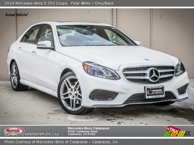 2014 Mercedes-Benz E 350 Coupe in Polar White