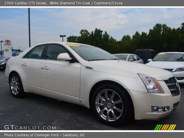 2009 Cadillac CTS Sedan in White Diamond Tri-Coat