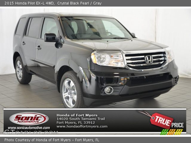 2015 Honda Pilot EX-L 4WD in Crystal Black Pearl