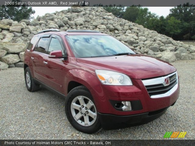 2008 Saturn Outlook XR AWD in Red Jewel