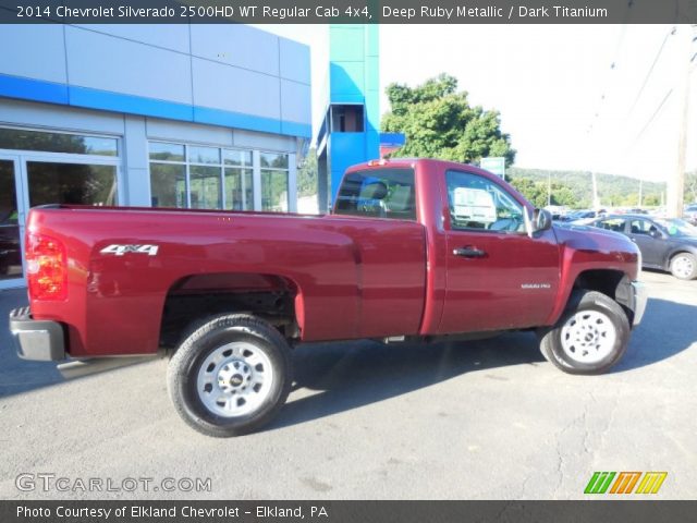 2014 Chevrolet Silverado 2500HD WT Regular Cab 4x4 in Deep Ruby Metallic