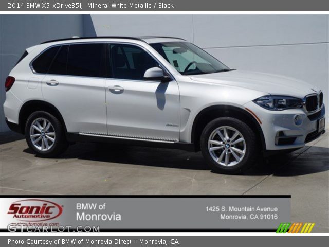 2014 BMW X5 xDrive35i in Mineral White Metallic