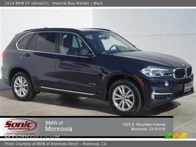 2014 BMW X5 xDrive35i in Imperial Blue Metallic