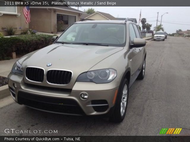 2011 BMW X5 xDrive 35i in Platinum Bronze Metallic