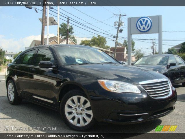 2014 Chrysler 200 LX Sedan in Black Clear Coat