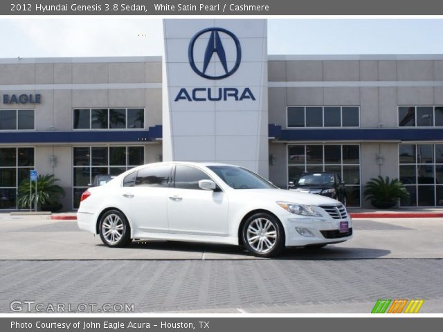 2012 Hyundai Genesis 3.8 Sedan in White Satin Pearl