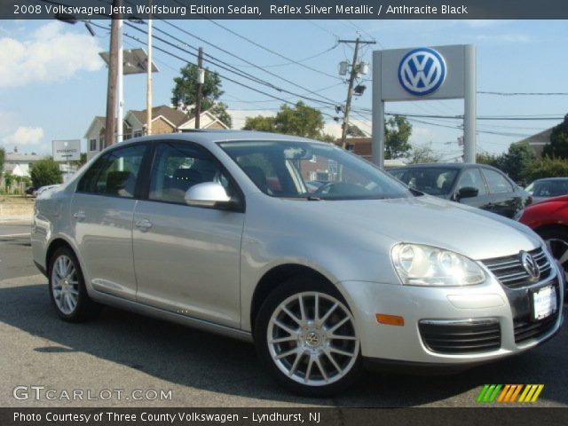 2008 Volkswagen Jetta Wolfsburg Edition Sedan in Reflex Silver Metallic