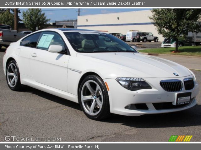 2009 BMW 6 Series 650i Coupe in Alpine White