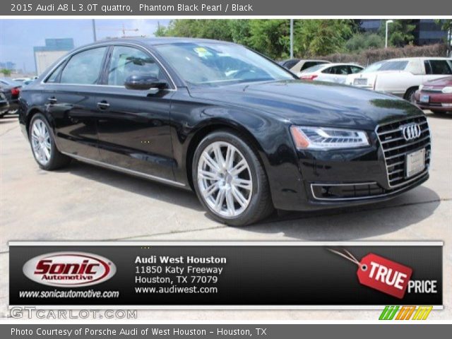 2015 Audi A8 L 3.0T quattro in Phantom Black Pearl