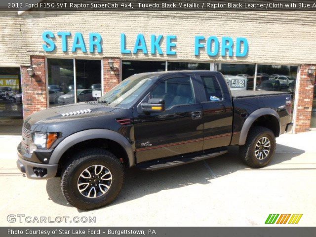 2012 Ford F150 SVT Raptor SuperCab 4x4 in Tuxedo Black Metallic