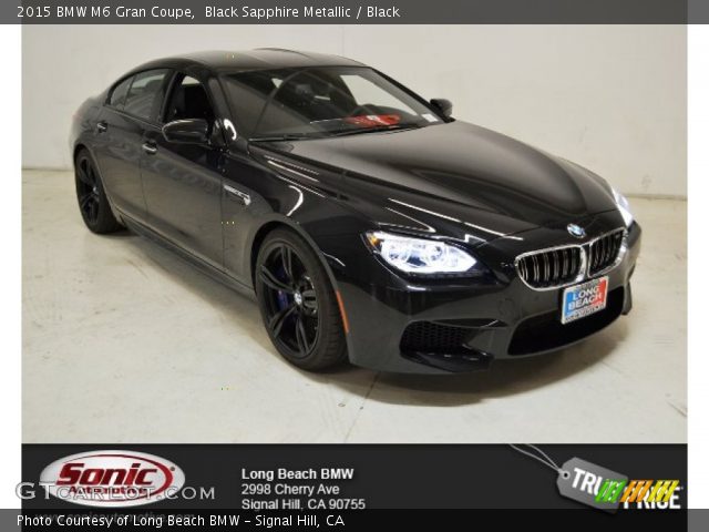 2015 BMW M6 Gran Coupe in Black Sapphire Metallic