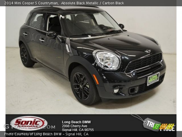 2014 Mini Cooper S Countryman in Absolute Black Metallic