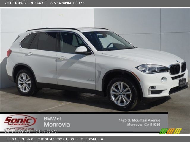 2015 BMW X5 sDrive35i in Alpine White