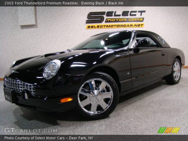 2003 Ford Thunderbird Premium Roadster in Evening Black