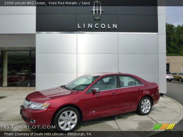 2009 Lincoln MKZ Sedan in Vivid Red Metallic