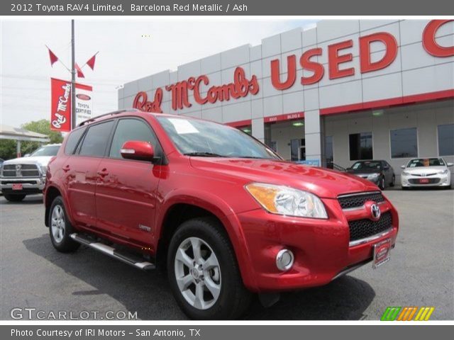 2012 Toyota RAV4 Limited in Barcelona Red Metallic