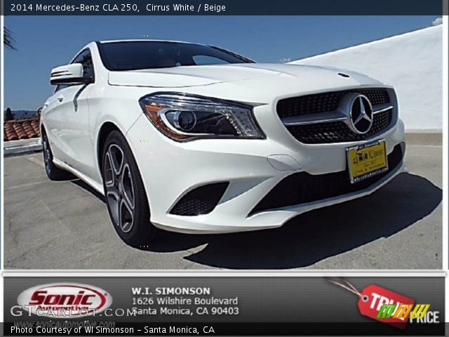 2014 Mercedes-Benz CLA 250 in Cirrus White
