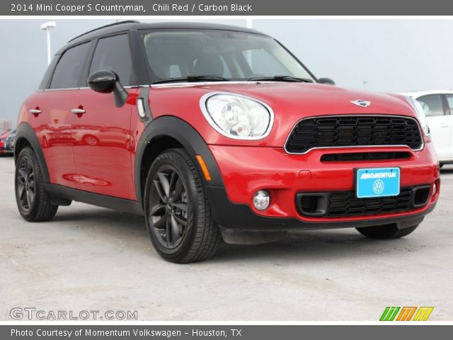 2014 Mini Cooper S Countryman in Chili Red