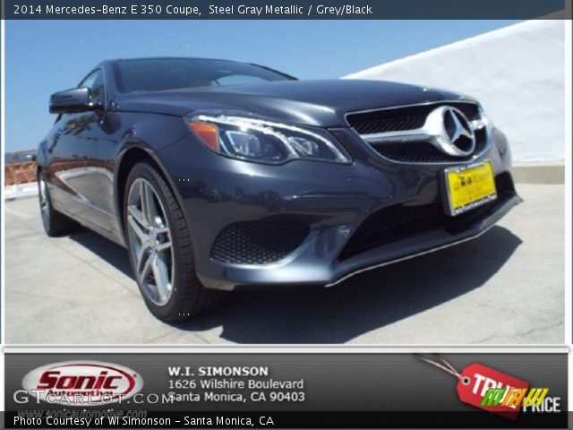 2014 Mercedes-Benz E 350 Coupe in Steel Gray Metallic