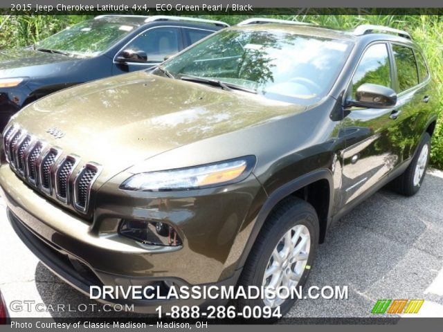 2015 Jeep Cherokee Latitude 4x4 in ECO Green Pearl