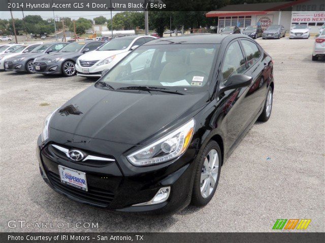 2014 Hyundai Accent GLS 4 Door in Ultra Black