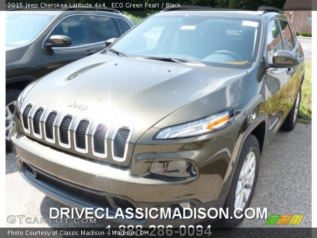 2015 Jeep Cherokee Latitude 4x4 in ECO Green Pearl
