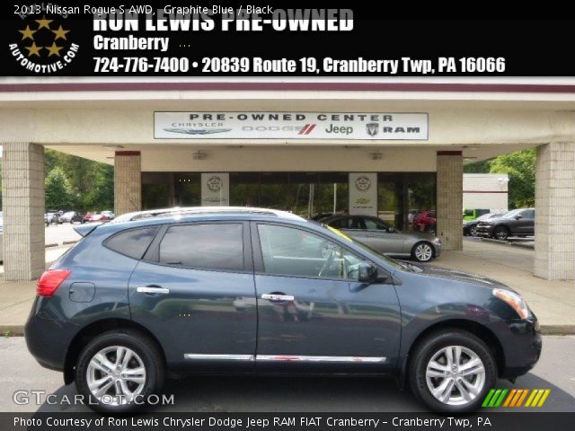 2013 Nissan Rogue S AWD in Graphite Blue
