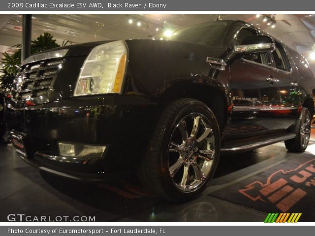 2008 Cadillac Escalade ESV AWD in Black Raven