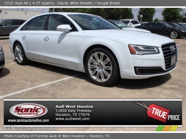 2015 Audi A8 L 4.0T quattro in Glacier White Metallic