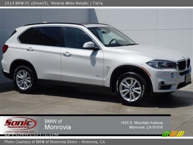2014 BMW X5 xDrive35i in Mineral White Metallic