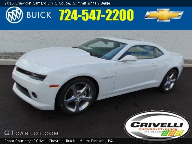 2015 Chevrolet Camaro LT/RS Coupe in Summit White