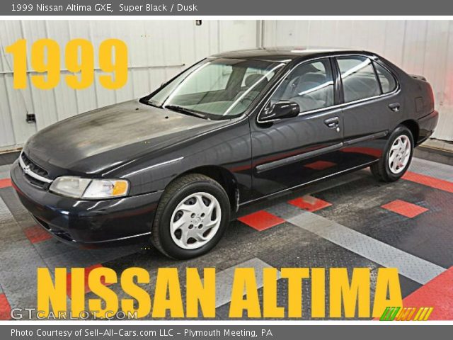 1999 Nissan Altima GXE in Super Black