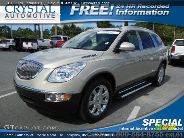 2010 Buick Enclave CXL in Gold Mist Metallic