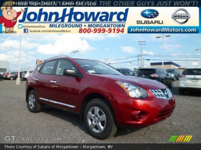 2014 Nissan Rogue Select S in Cayenne Red
