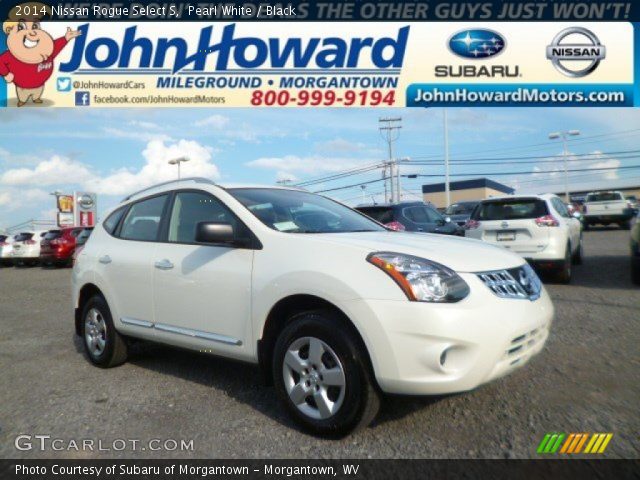 2014 Nissan Rogue Select S in Pearl White