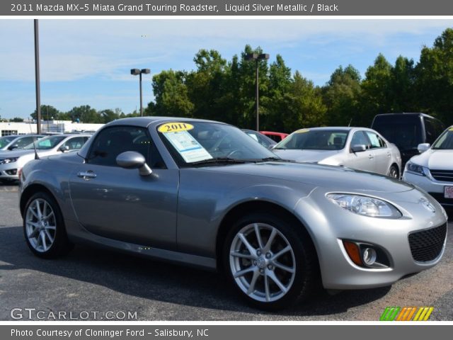 2011 Mazda MX-5 Miata Grand Touring Roadster in Liquid Silver Metallic