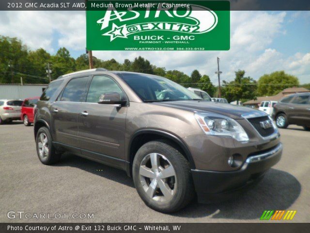 2012 GMC Acadia SLT AWD in Medium Brown Metallic