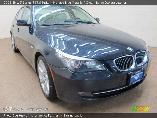 2008 BMW 5 Series 535xi Sedan in Monaco Blue Metallic