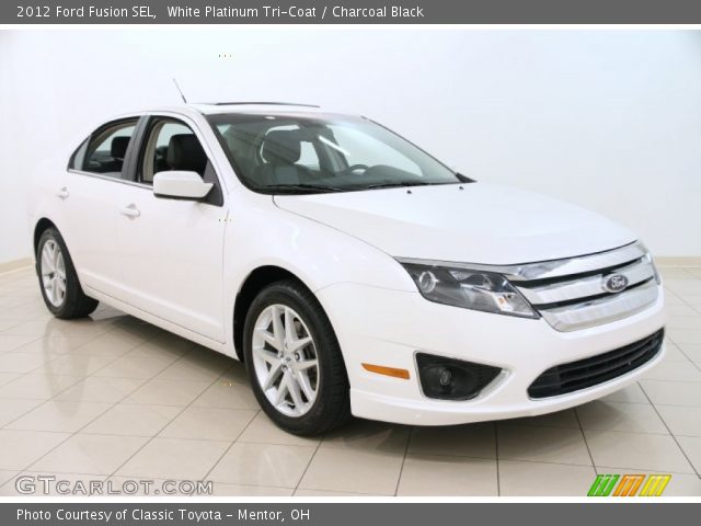 2012 Ford Fusion SEL in White Platinum Tri-Coat