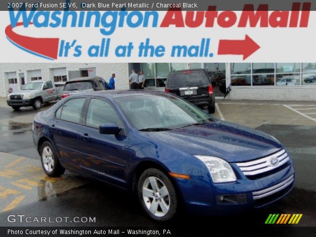 2007 Ford Fusion SE V6 in Dark Blue Pearl Metallic